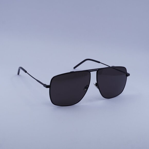 Saint Laurent SL298 001 Sunglasses Black Aviator Frame, Black Lenses - Picture 7 of 9